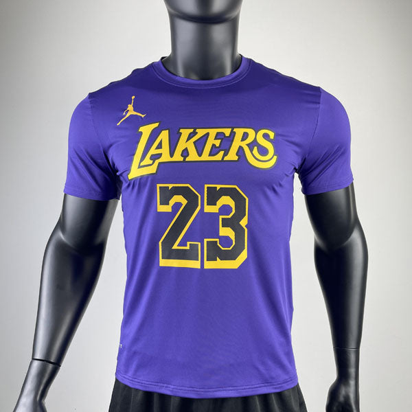 Camiseta NBA Los Angeles Lakers LeBron James 23 DRI-FIT Roxa