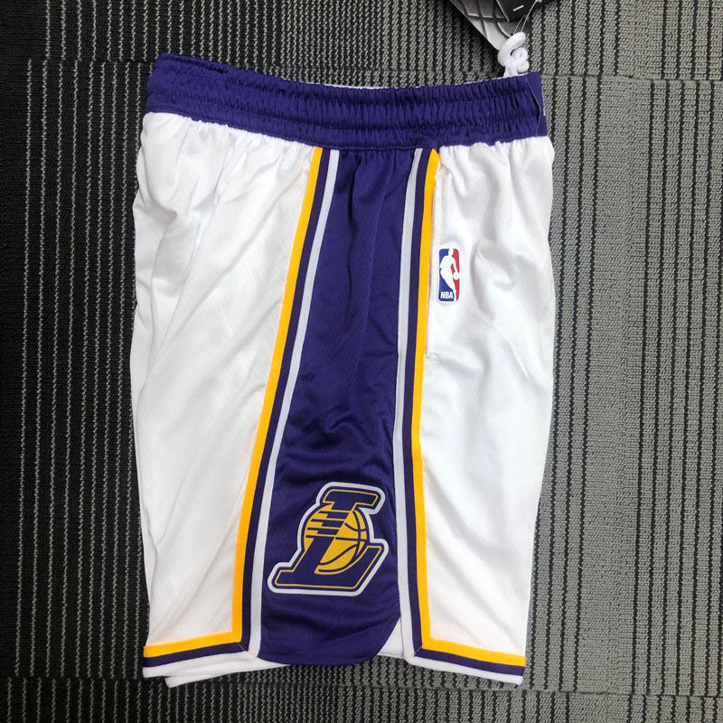 Short NBA Los Angeles Lakers Association Edition Branco