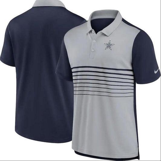 Camisa Polo Nike Dallas Cowboys - Cinza/Azul