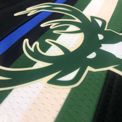 Regata NBA Milwaukee Bucks Giannis Antetokounmpo Icon Edition Maculina - Verde