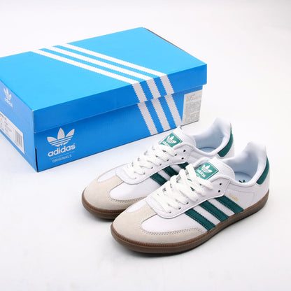 Tênis Adidas Originals Samba White Green