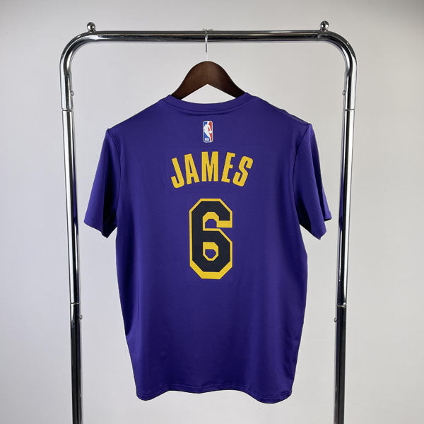 Camiseta NBA Los Angeles Lakers LeBron James 6 DRI-FIT Roxa