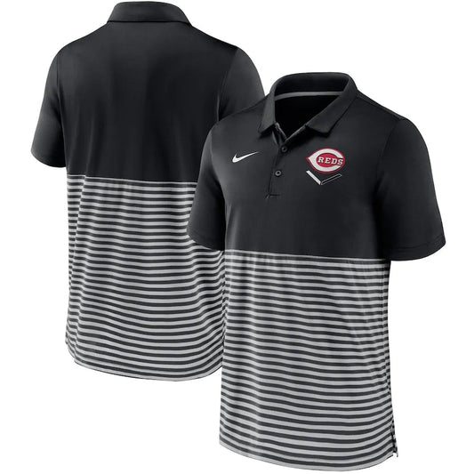 Camisa Polo Nike Cincitnnati Reds - Preta