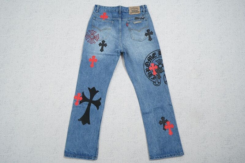 Calça Jeans Chrome Hearts