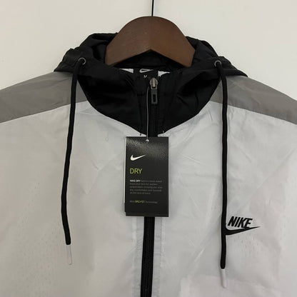 Corta Vento Nike Preto x Branco x Cinza - GG - PRONTA ENTREGA