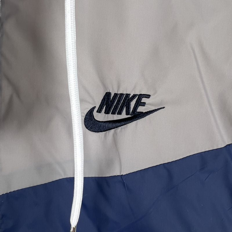 Corta Vento Preto Nike Branco x Azul