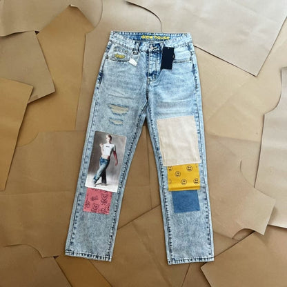 Calça Jeans Drew House Indigo Patchwork