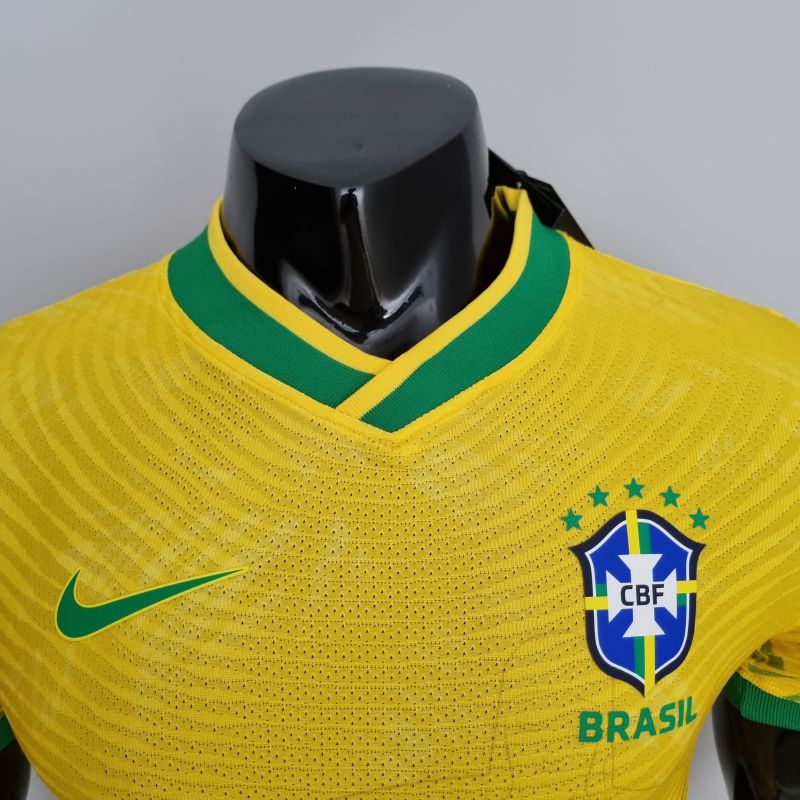 Camisa Especial Brasil Amarela Cristo Redentor Modelo Jogador