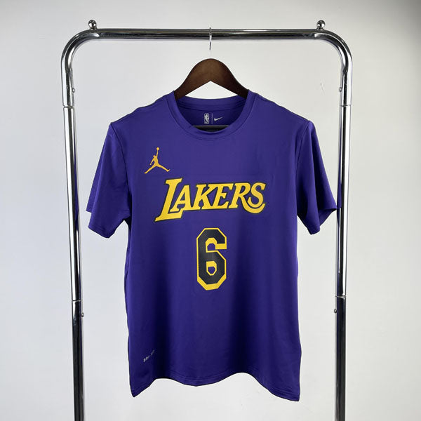 Camiseta NBA Los Angeles Lakers LeBron James 6 DRI-FIT Roxa