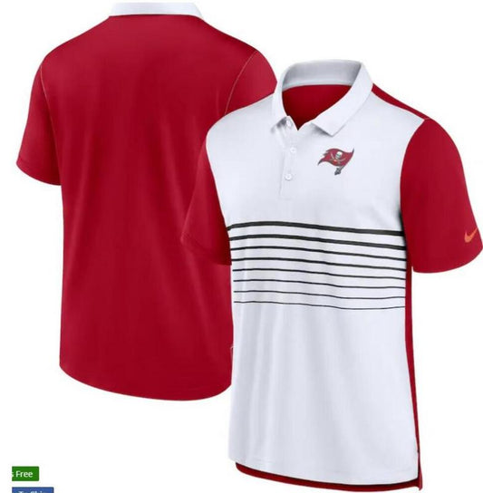 Camisa Polo Nike Tampa Bay Buccaneers - Branca/Vermelha