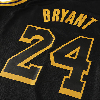 Regata Los Angeles Lakers Bryant N°24 Masculina - Preto