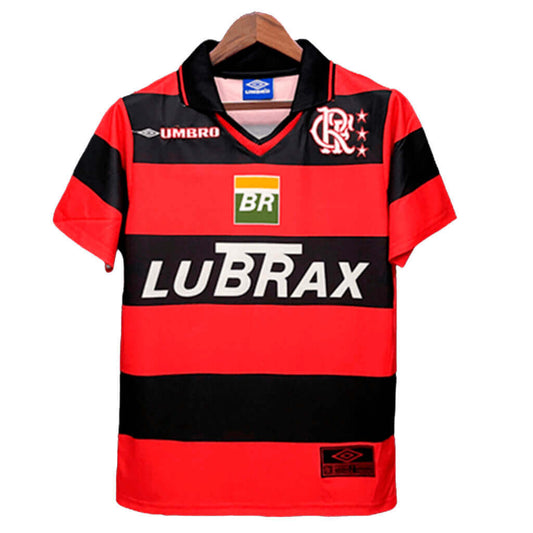 Camisa Retrô Flamengo 99 Torcedor Masculina - Vermelho+Preto