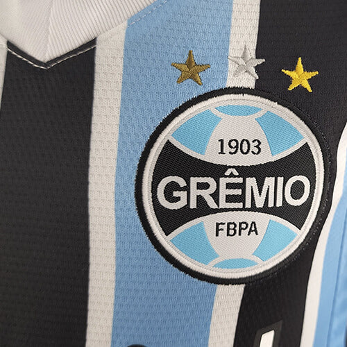Kit Infantil Grêmio I 22/23 Unissex - Azul+Preto