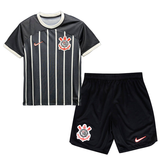 Kit Infantil Corinthians II 23/24  Unissex - Preto