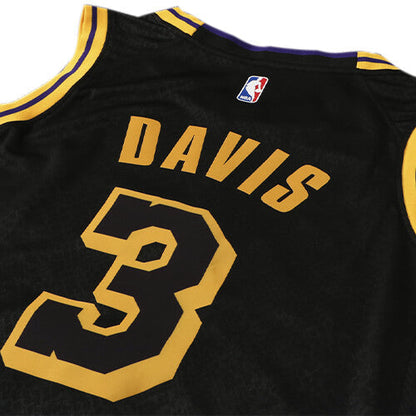 Regata Los Angeles Lakers Davis N°3 Masculina - Preto