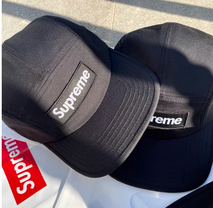 Boné Supreme Military Camp Black