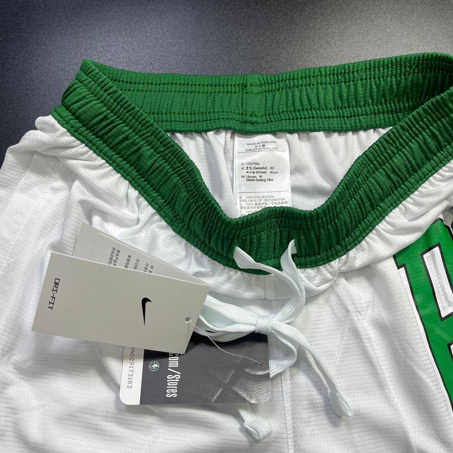 Shorts casual do Boston Celtics branco