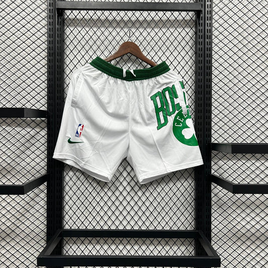 Shorts casual do Boston Celtics branco