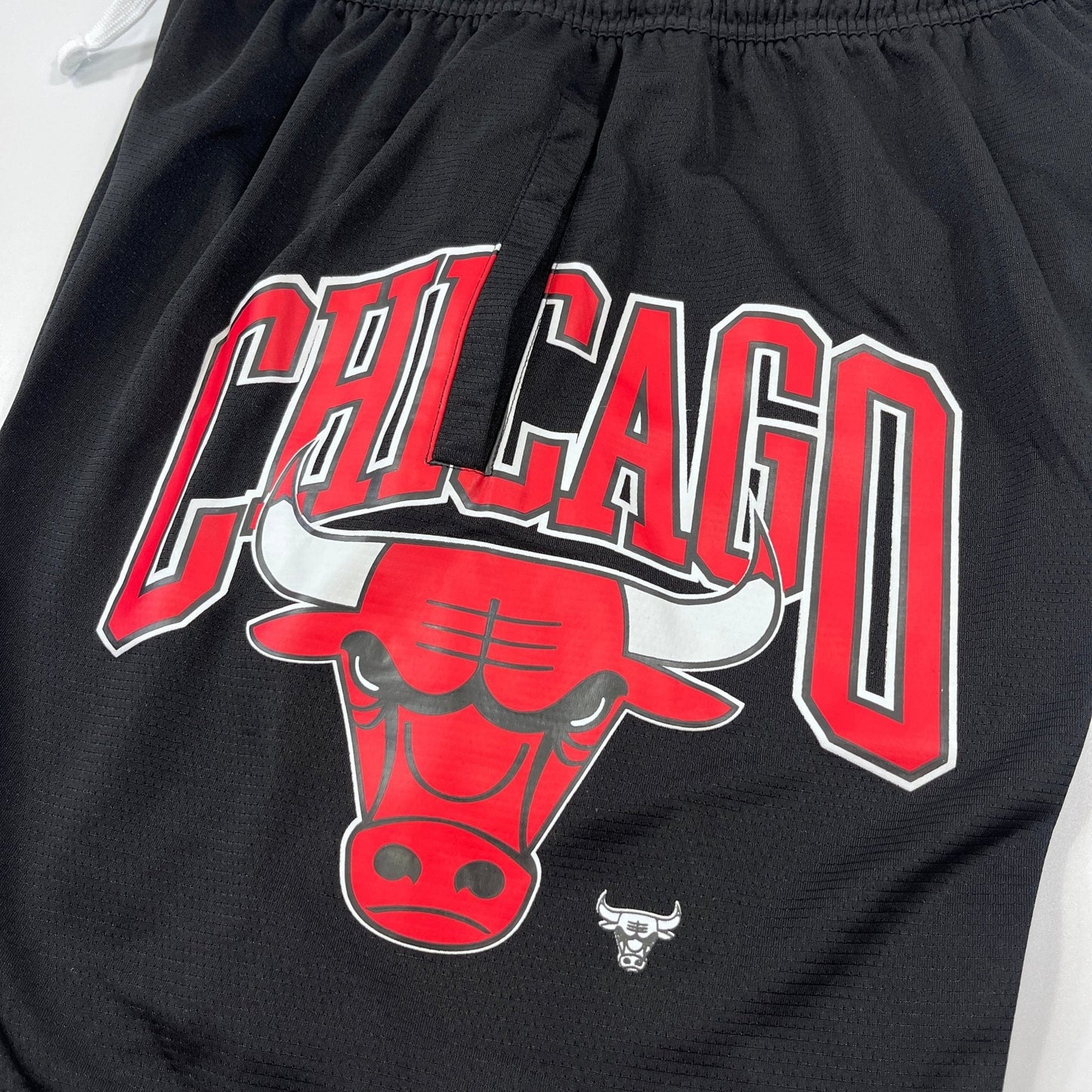 Shorts casual do Chicago Bulls preto