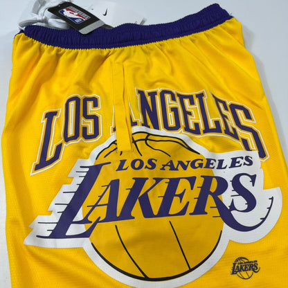 Shorts casual do Lakers amarelo
