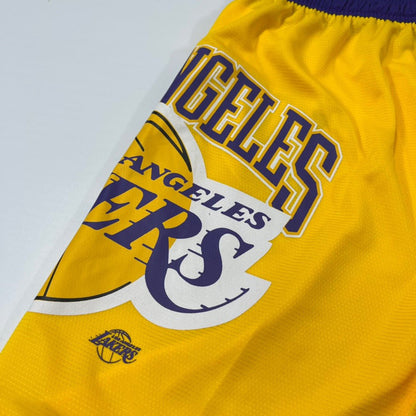 Shorts casual do Lakers amarelo