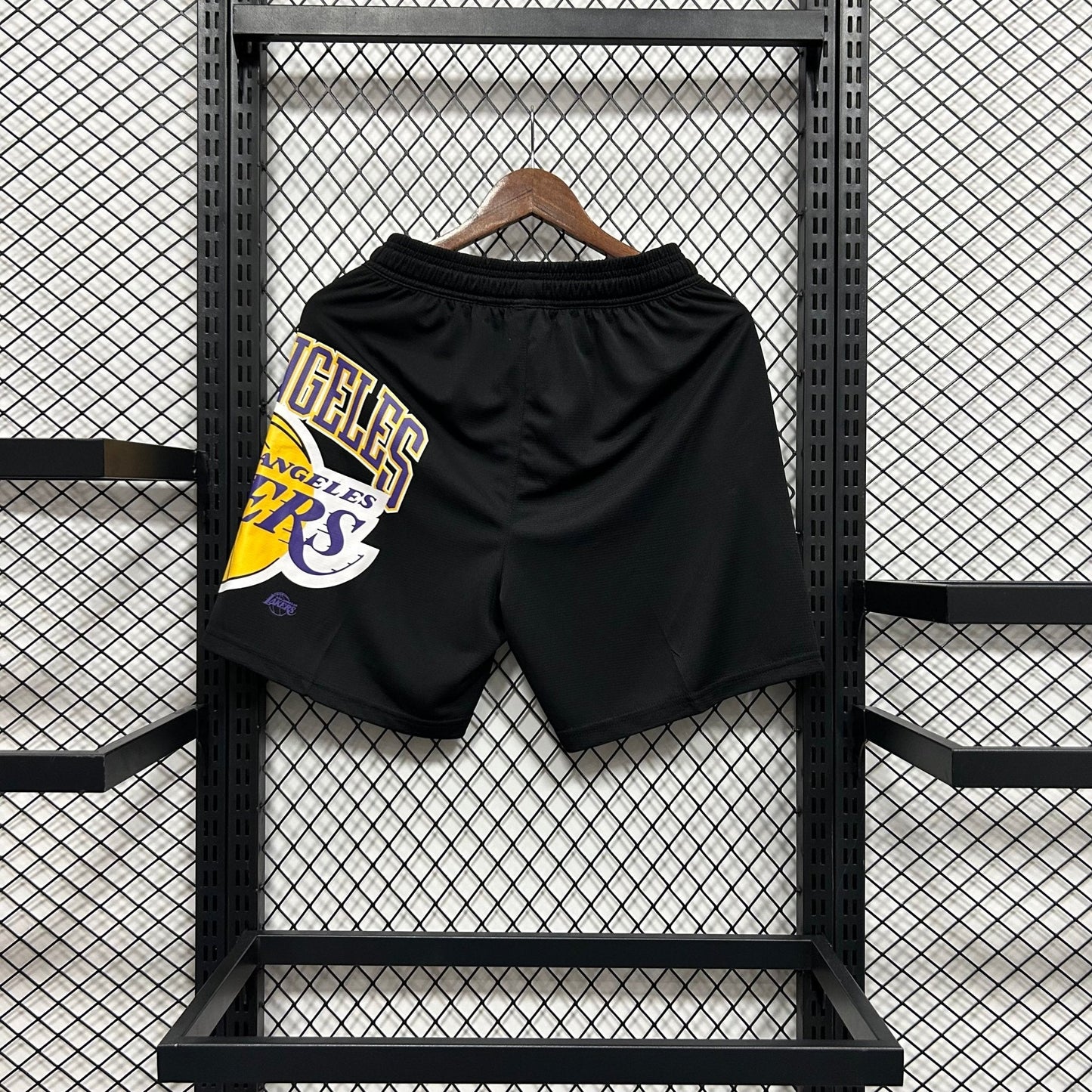 Shorts casual do Lakers preto