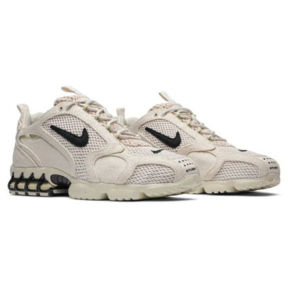 Tênis Nike Stussy x Air Zoom Spiridon Caged 2 Fossil