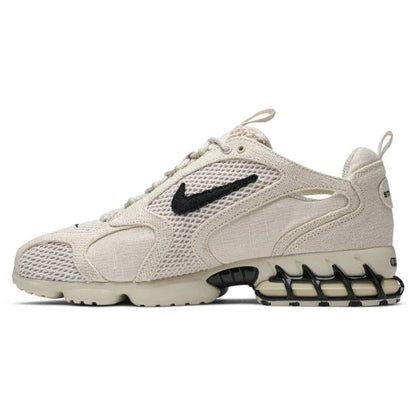 Tênis Nike Stussy x Air Zoom Spiridon Caged 2 Fossil