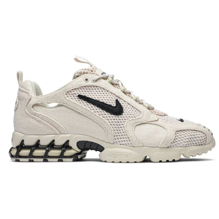 Tênis Nike Stussy x Air Zoom Spiridon Caged 2 Fossil