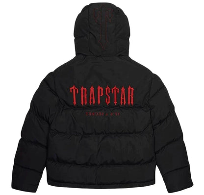 Jaqueta Trapstar Decoded Hooded Puffer 2.0 Infrared Edition